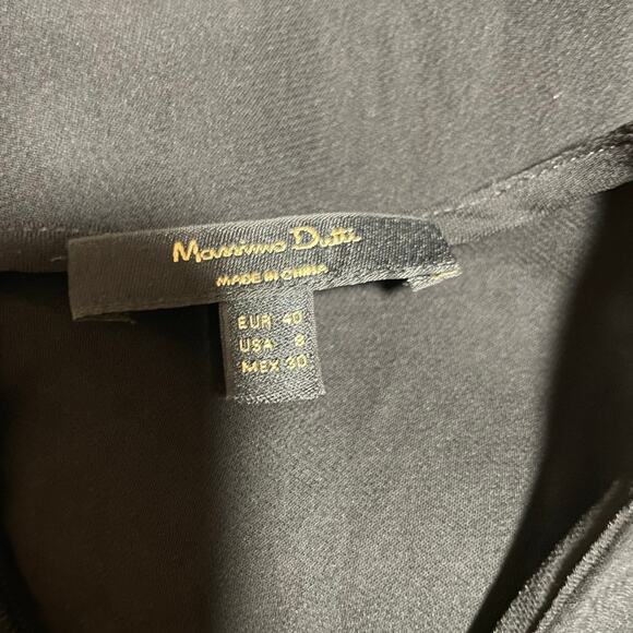 Mossimo Duti long sleeve black flowy clean girl minimalist blouse size 8 - Picture 10 of 10